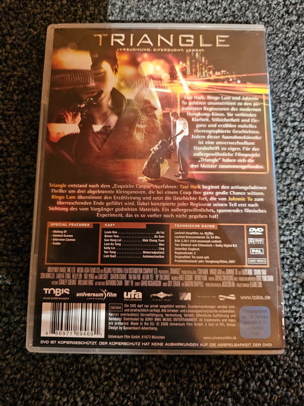 Tutti i DVDs: TRIANGLE (13168) – Usato da Ruswil venduto da jan_bxl5 1