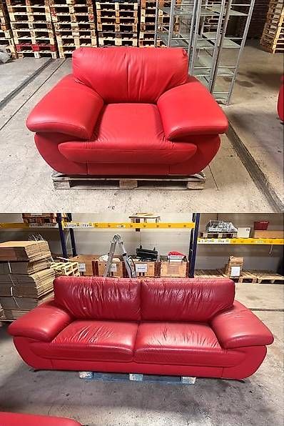 Divani: Rotes Sofa sucht neues Zuhause – Usato da Lachen SZ venduto da NZamp
