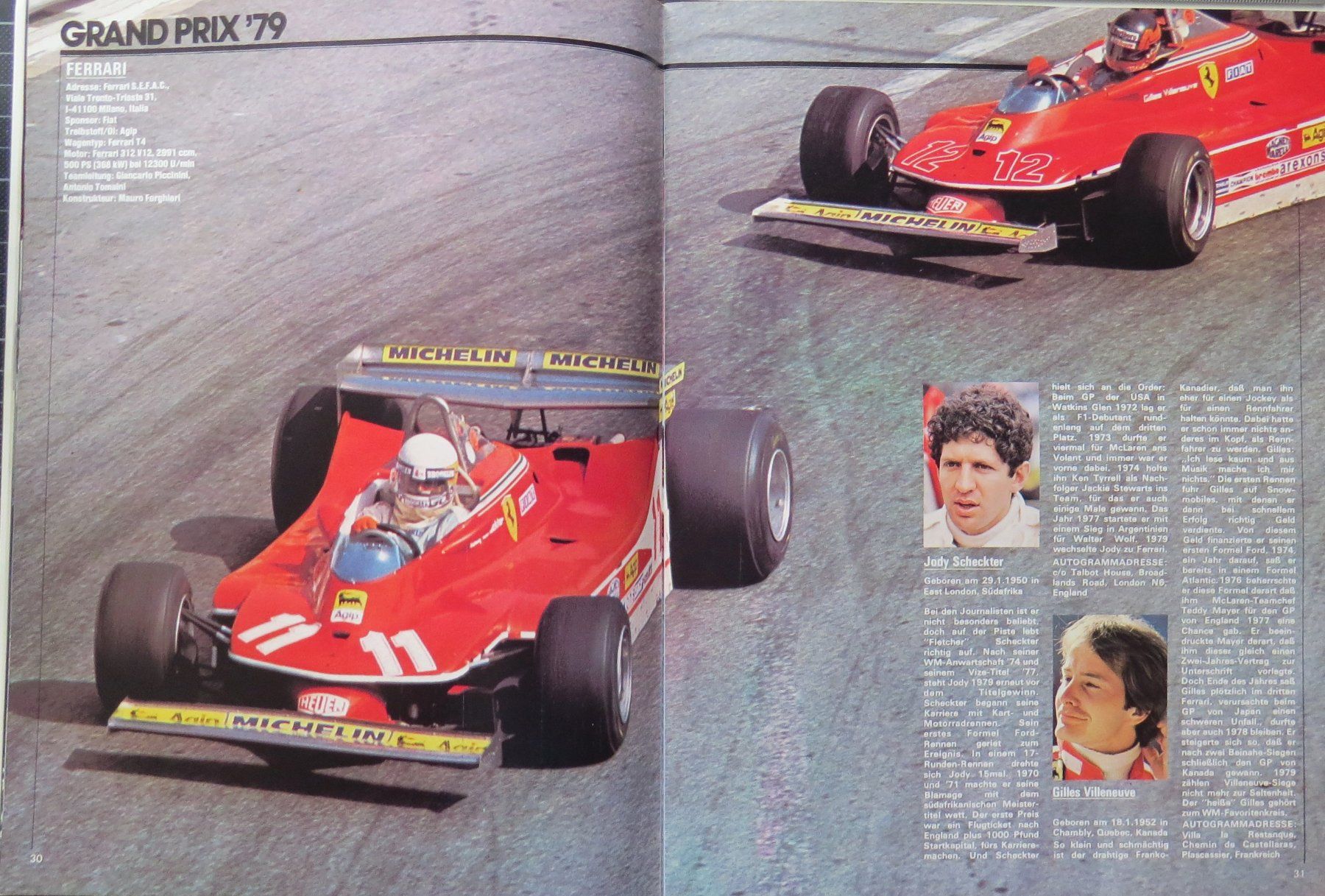 Documenti: Programm Formel 1 in Hockenheim von 1979 – Usato da Ettingen venduto da campione_1 2