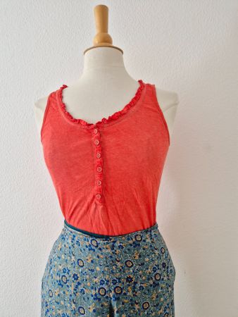 TOP NILE S 36 RÜSCHEN TOLL ZU HOSE ROCK JEANS SOMMERROCK