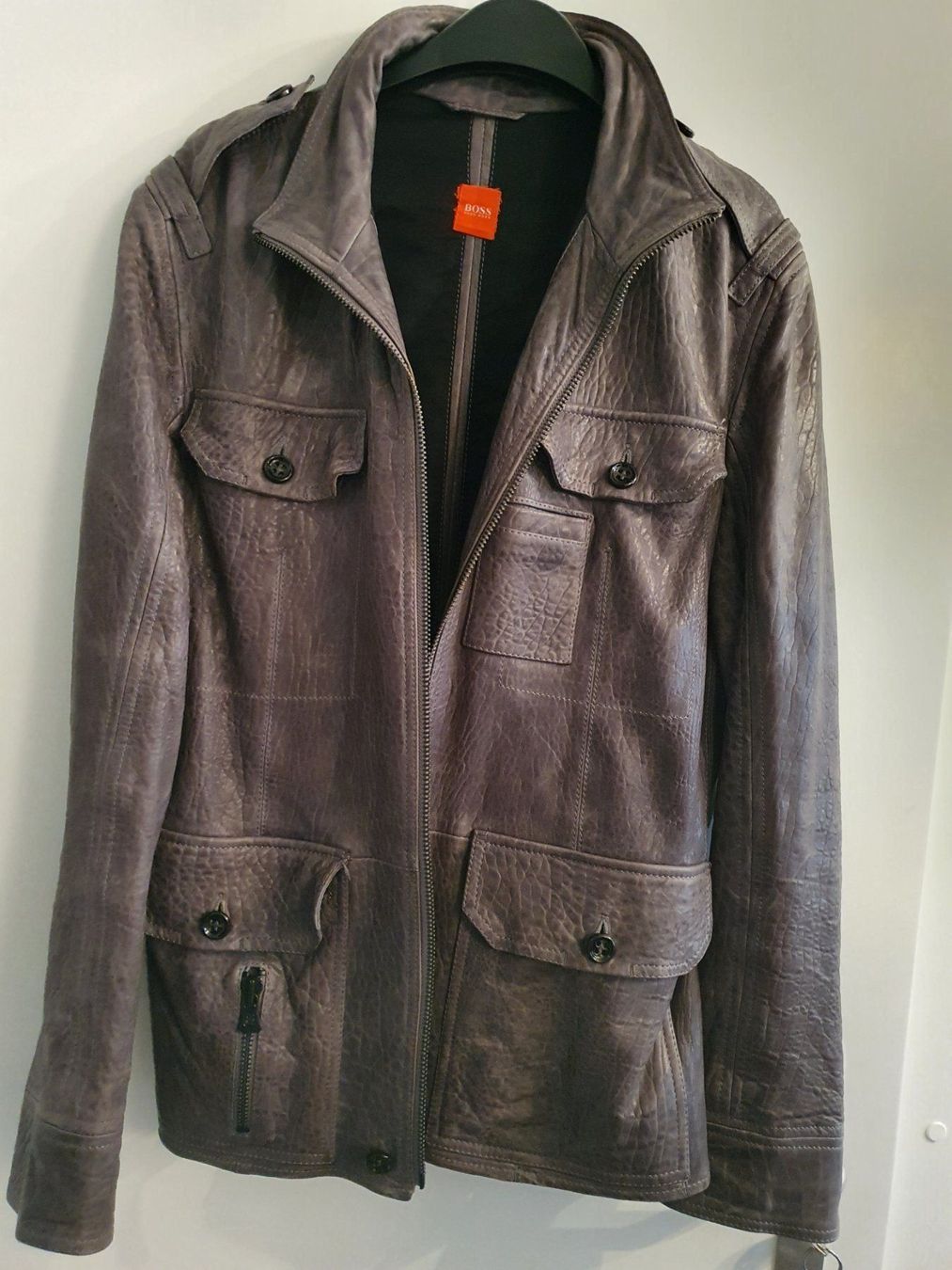 Hugo Boss Giacche: Hugo Boss Lederjacke – Usato da thalwil venduto da Raishin720 1