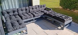 Garten-Lounge inkl. Kissen