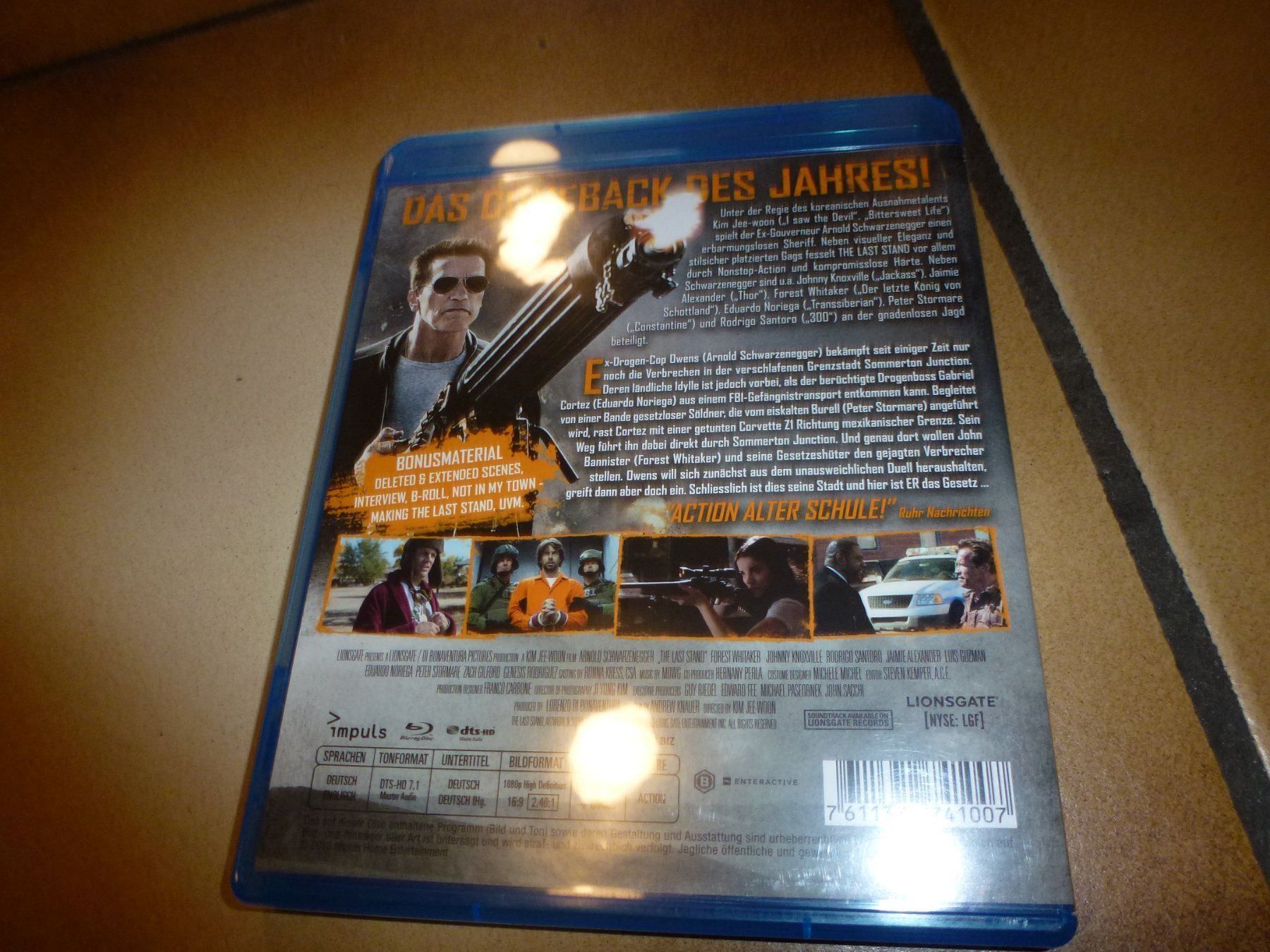 Tutti i DVDs: The Last Stand BLU-RAY – Usato da Olten venduto da Disc-Verkauf 2