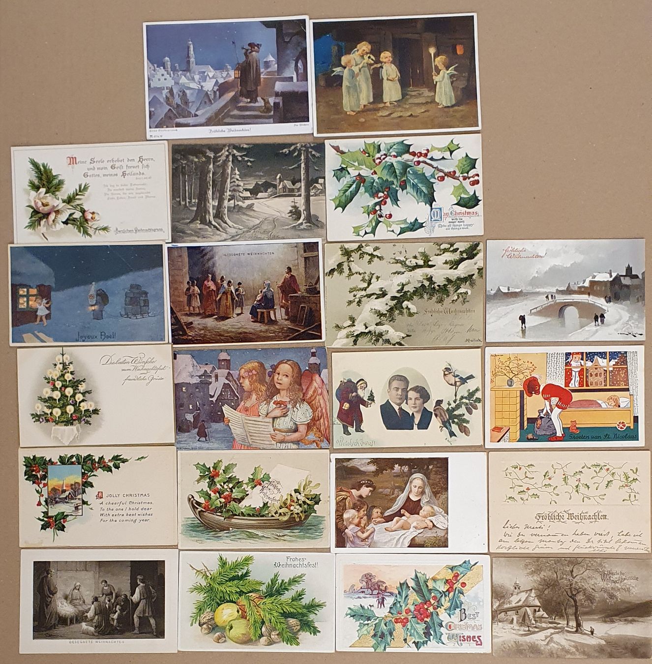Ansichtskarten: Alte Weihnachtskarten Sammlung, 50+ Stück – Gebraucht aus Kreuzlingen von Rschweiz1 3
