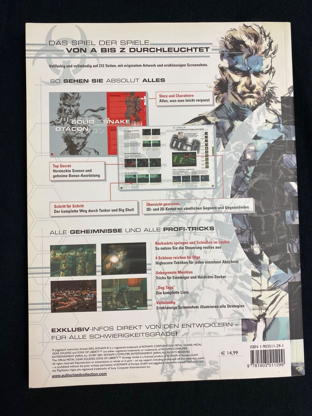 Libri: Metal Gear Solid 2 Lösungsbuch – Usato da Küssnacht am Rigi venduto da Bionicmax 2