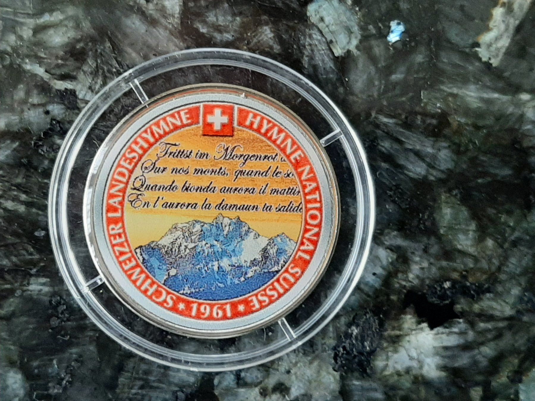 Medaillen: Medallie Schweizer Nationalhymne, 1961 – Neu (gemäss Beschreibung) aus Bern von maximus365 1