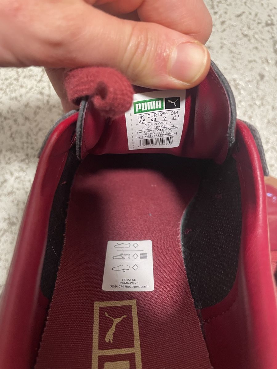 Puma Scarpe da donna: Rote Puma Plateau Sneaker, Grösse 40 – Usato da Bern venduto da mic_z28w 2