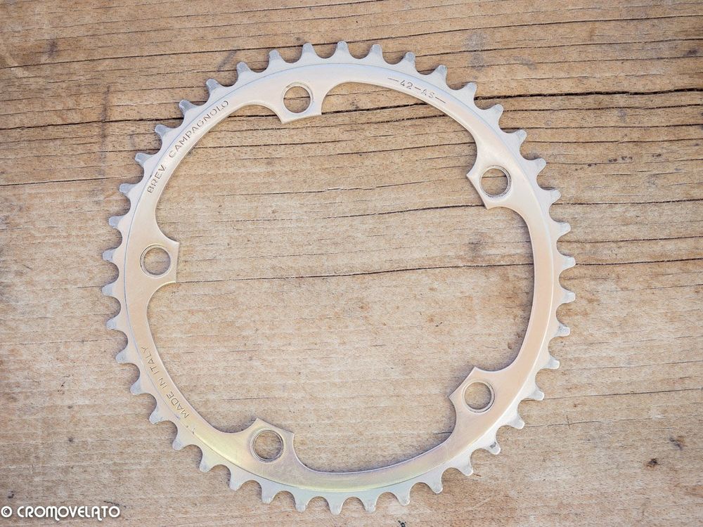 Plateau Campagnolo Mirage 42 Dents - BCD 135mm - Vintage Vélo De Route/VTT - Pour Pièces