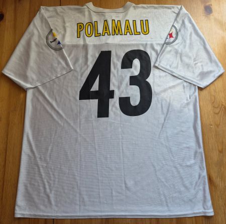 Trikot Pittsburgh Steelers #43 Troy Polamalu NFL Grösse XL