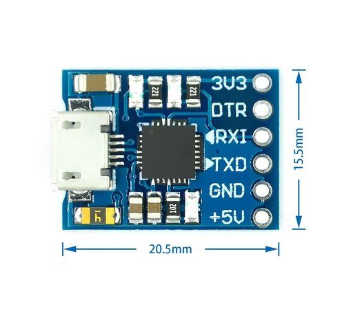 Arduino Elektronikbauteile: CP2102 USB-C zu TTL UART Adapter – 3,3 V / 5 V – USB Serial – Neu und originalverpackt aus Münsterlingen von Swissetronic 1
