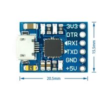 CP2102 USB-C zu TTL UART Adapter – 3,3 V / 5 V – USB Serial