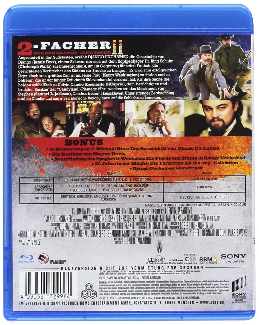 Alle DVDs: Django Unchained [Blu-ray] – Neu (gemäss Beschreibung) aus Laupen ZH von Moviesammler 1