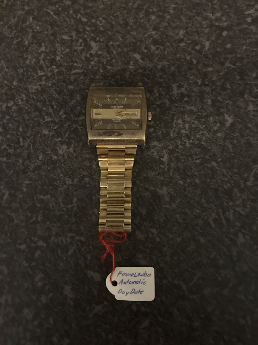 Favre Leuba Orologi: Favre-Leuba Automatic Day-Date Uhr Gold Gebraucht – Usato da Chur venduto da jasi18