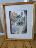 H. Graf – „Kirche auf Comino“ (Aquarell)