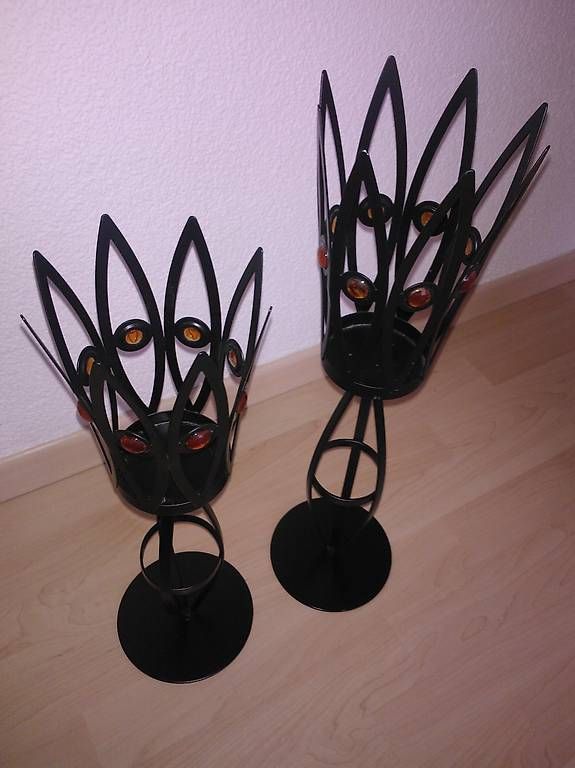 Partylite Portacandele: PartyLite African Kerzenständer 2er- Set – Usato da Hunzenschwil venduto da MuellerAarau 3