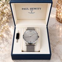 PAUL HEWITT Sailor Line Uhr 40 mm Edelstahl mit Box ⌚