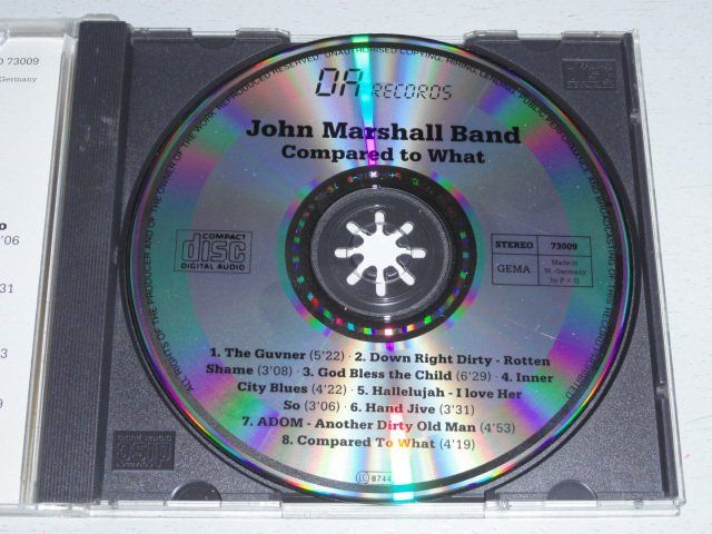 CD: the John Marshall Band - Compared to What!! – Usato da Unterbäch venduto da laqug 2