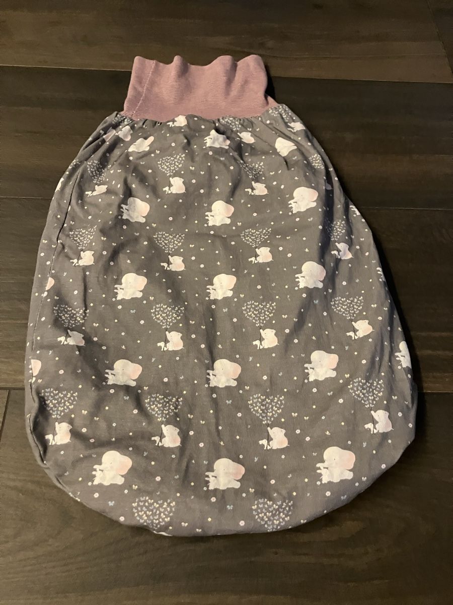 Sacchi a pelo: Schlafsack Elefantenmuster grau neuwertig – Usato da Münchenstein venduto da Caethrin