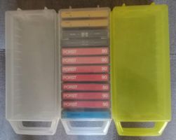 Boîte (3x) Rangement cassettes audio Plastique k7 3 x 12