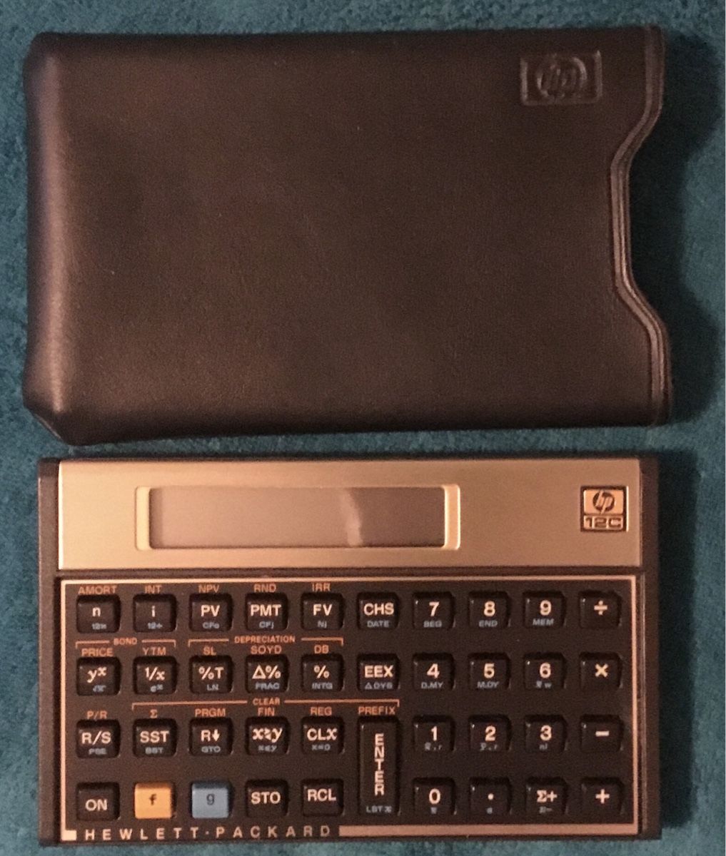 Hewlett Packard Calcolatrici tascabili: Taschenrechner HP-12C unbenutzt – Nuovo (secondo la descrizione) da Schlieren venduto da Jeajet 3
