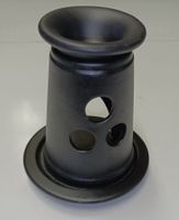 Duftlampe Keramik - schwarz