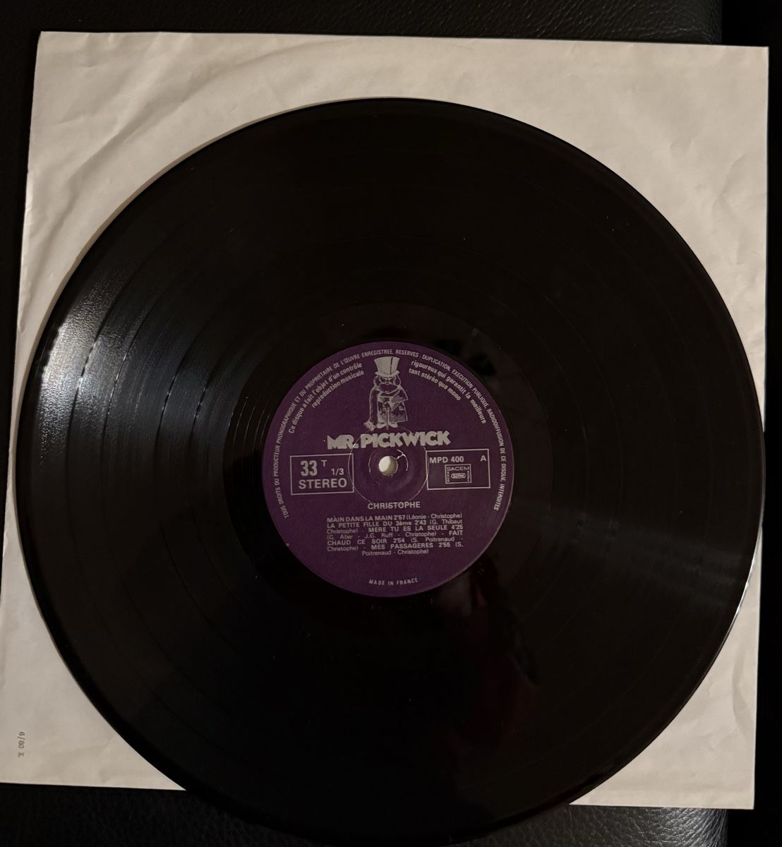 Schallplatten: Christophe - Vinyl LP - Selten - Schallplatte – Gebraucht aus Goldach von Messerguru 4