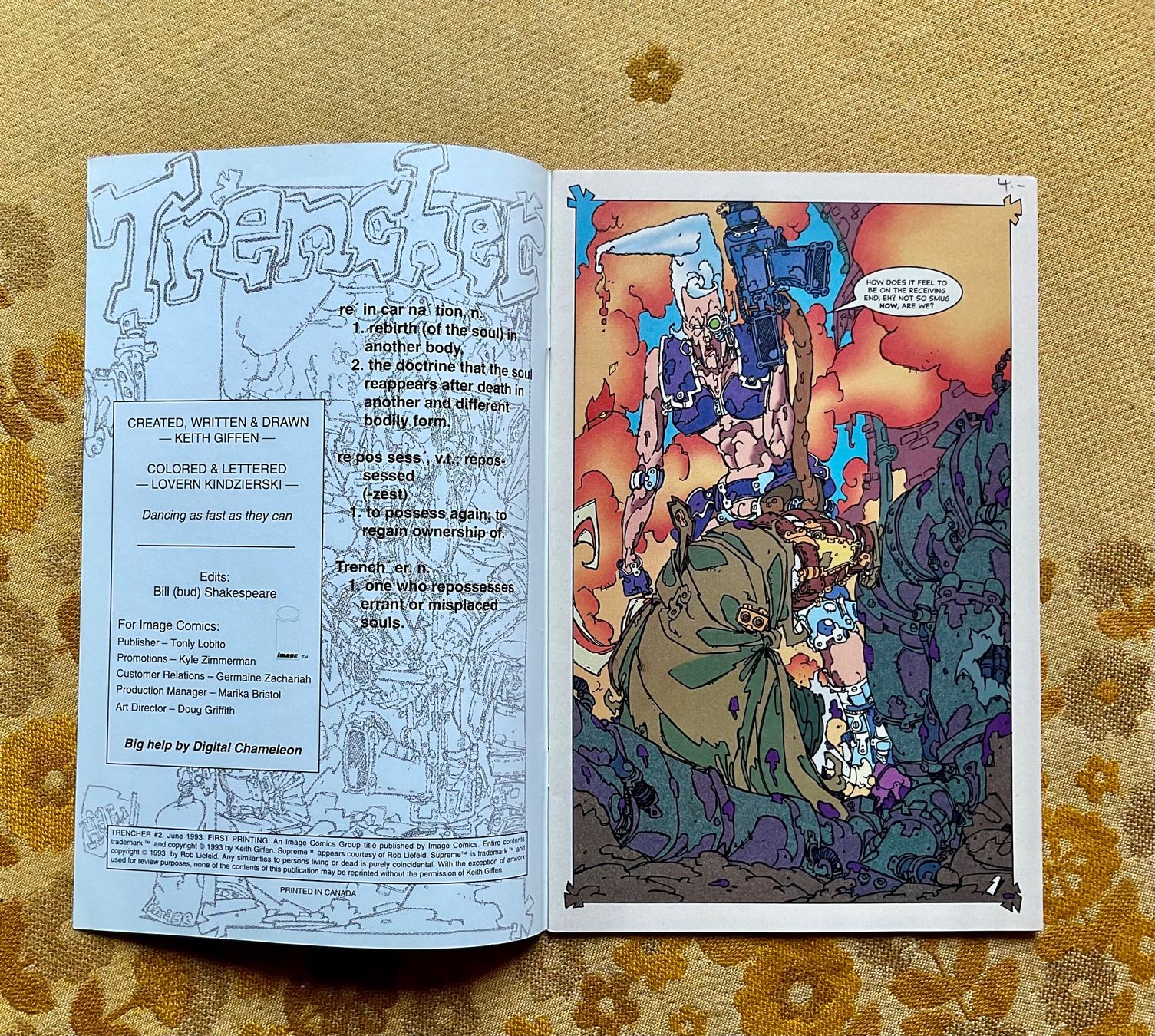 Comics: Trencher Heft von 1993 ENGLISCH – Gebraucht aus Endingen von nathan05 1