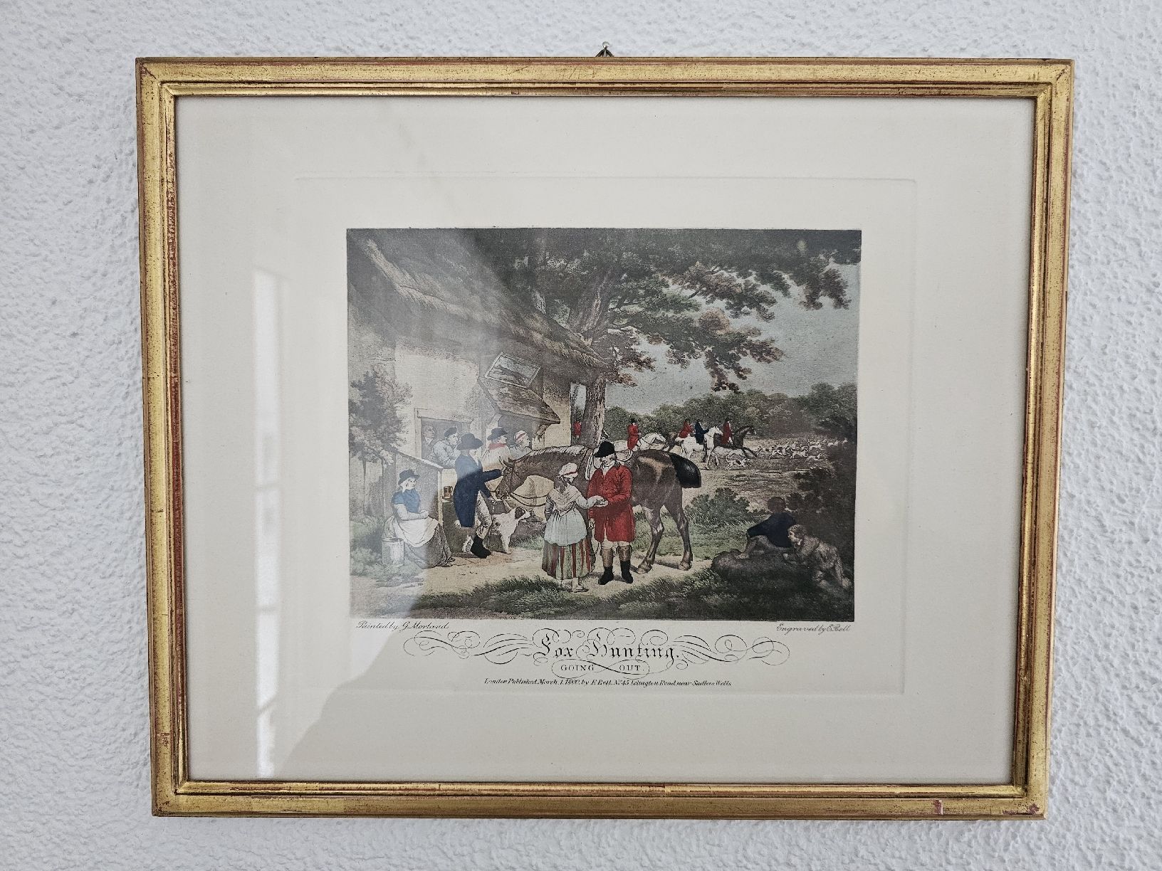 Foto & Immagini: Antike Jagd Drucke Bilder Goldrahmen – Usato da Obergerlafingen venduto da Deluxepoint 1