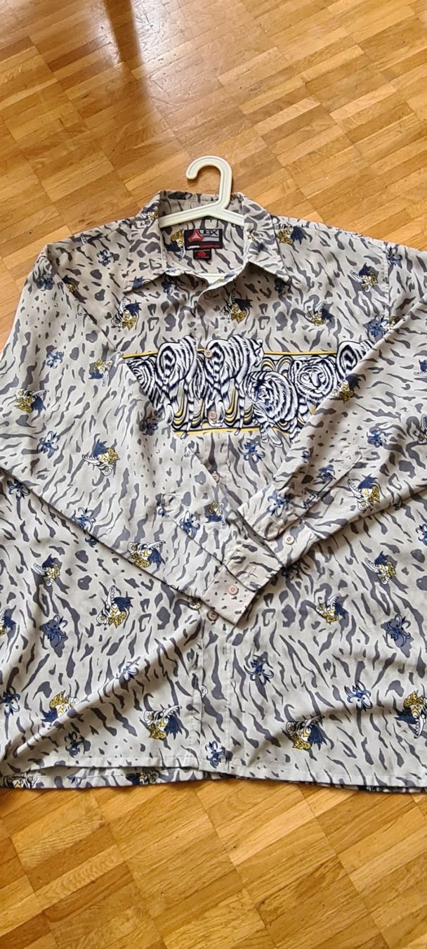 Camicie: Herren Tiger Hemd, Gr.52 – Usato da Steinhausen venduto da voj-de 2