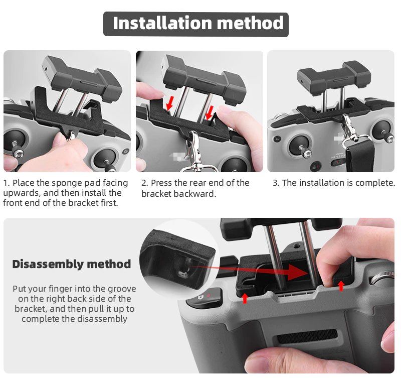 DJI Modellismo RC: DJI - Lanière et housse pour télécommande RCN1 RCN2 – Nuovo e nell'imballaggio originale da Versoix venduto da Dji-tools-store 2