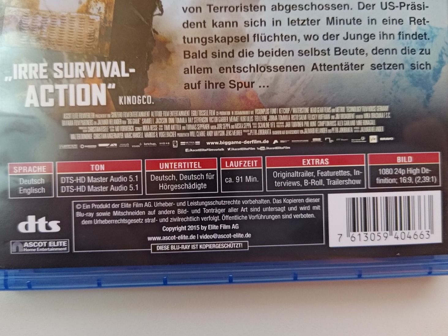 Alle DVDs: Big Game – Gebraucht aus Liestal von Kratzilla 3