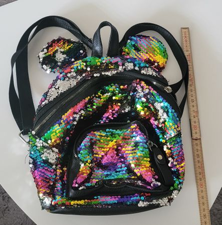 Rucksack mit Pailletten 