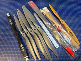 Propeller Set Modellflugzeuge verschiedene Groessen guter...