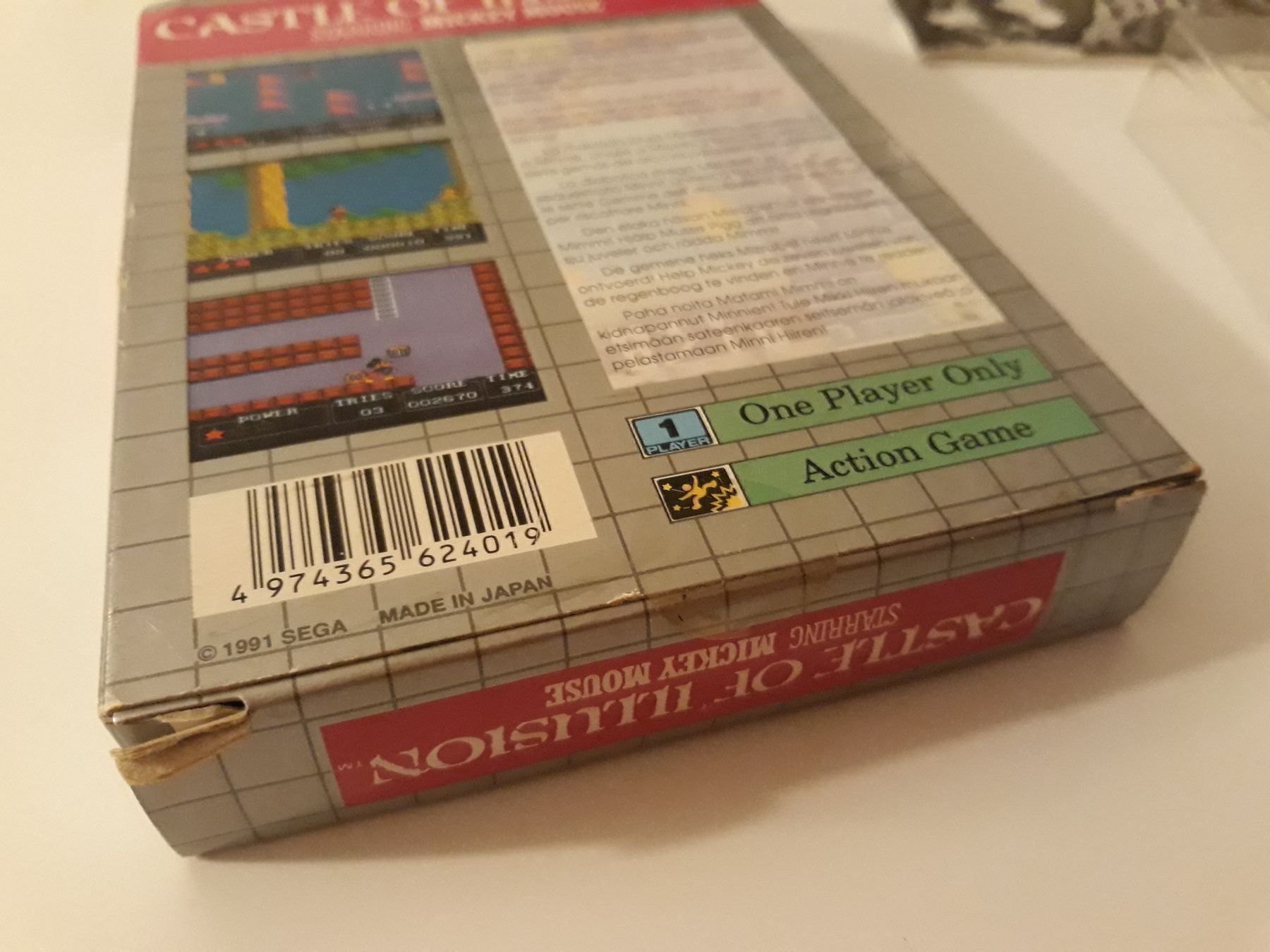 Giochi: Castle if Illusion Game Gear Mickey OVP – Usato da Aarau venduto da Kaesekuchen2000 2