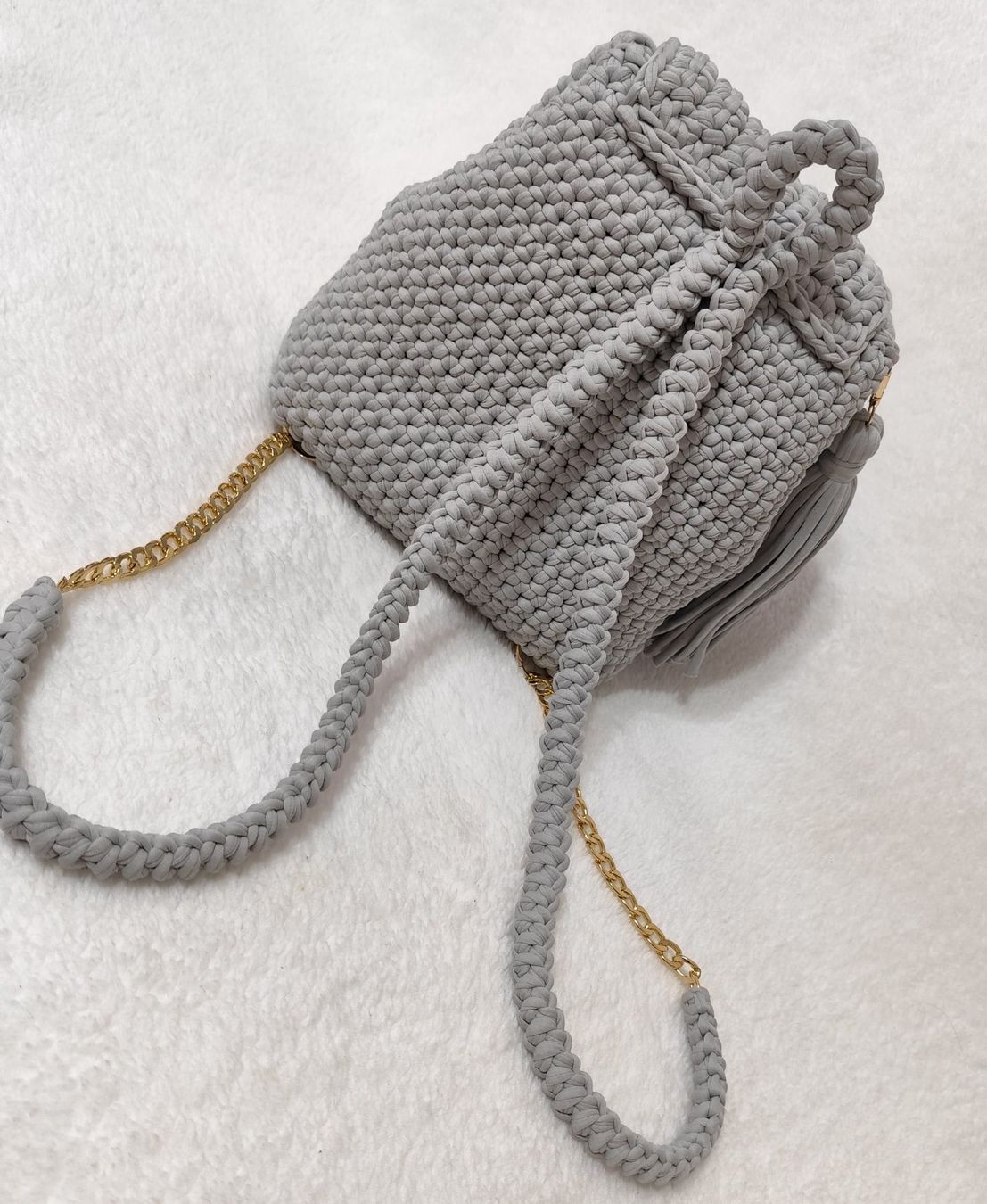 Borse da donna: Handgefertigte Häkeltasche – Nuovo (secondo la descrizione) da Kaltbrunn venduto da gurlukhandmade 4