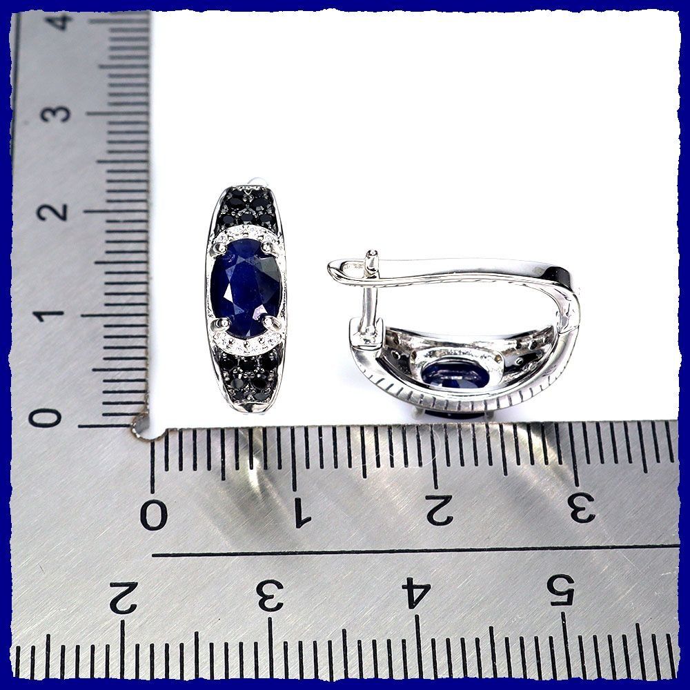 Orecchini pendenti & Orecchini a lobo: Sapphire, Saphir / Spinell Ohrringe 925 Silber – Nuovo e nell'imballaggio originale da Oberglatt ZH venduto da Goldfee1 2