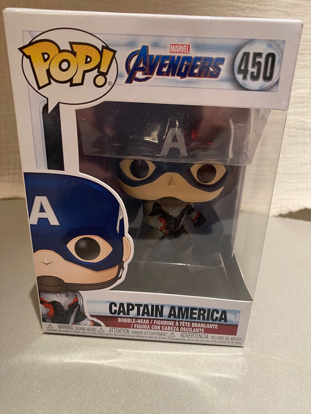 Marvel Statuette: Marvel Funko Pop - Capatin America – Nuovo e nell'imballaggio originale da Lenzburg venduto da Tschall
