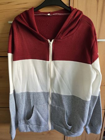 Hoodie Sweatjacke mit Kangurutaschen ca Gr.48/50