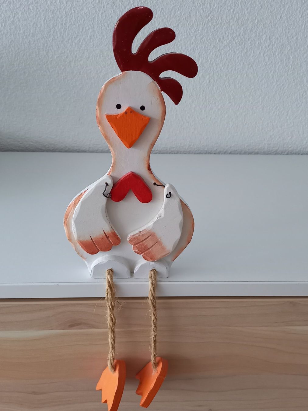 Tutte le decorazioni: 2er Set Schlenkerhühner / 'Kantenhocker' von Weltbild – Usato da Obernau venduto da Corolli 1