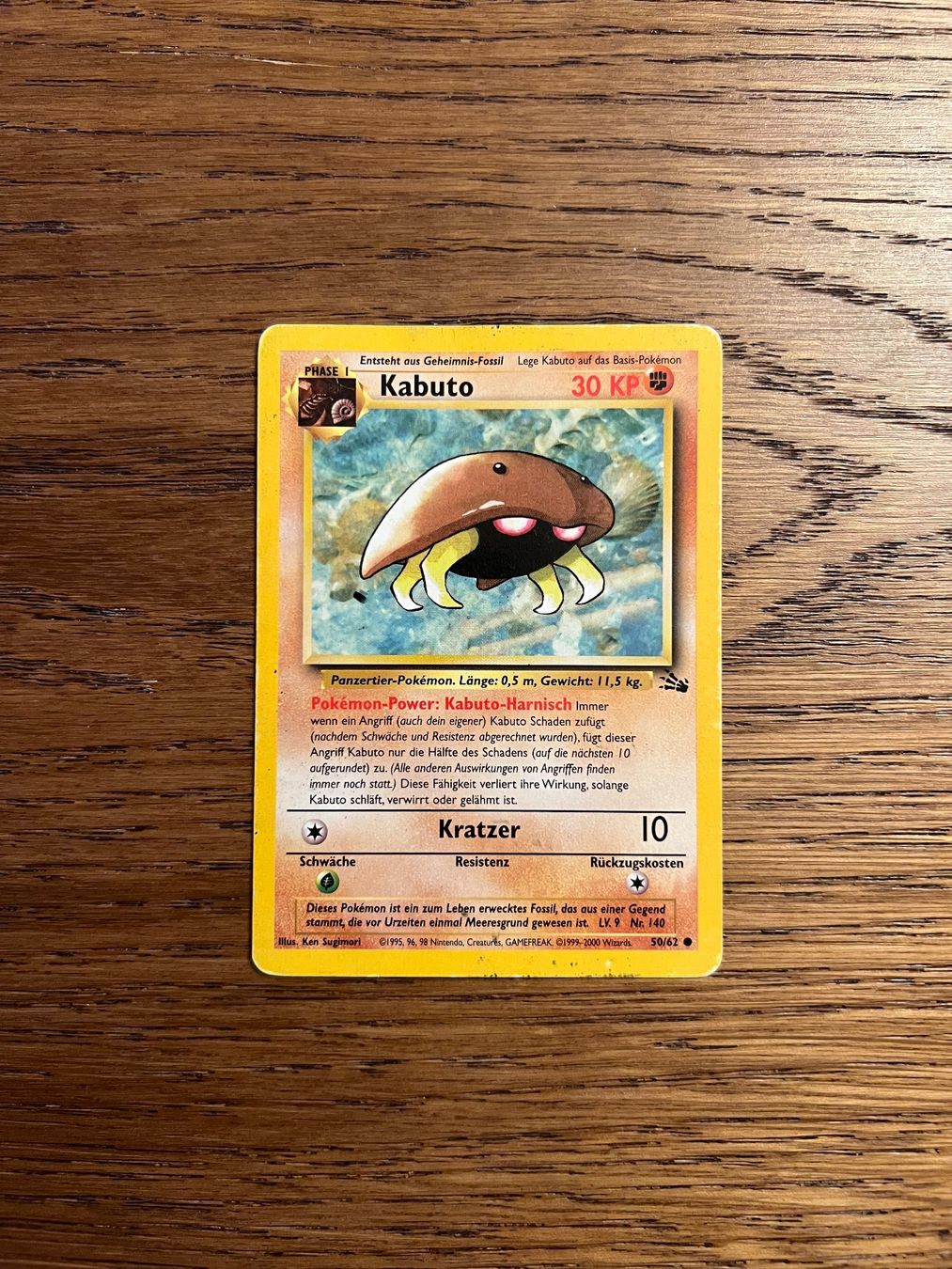 Pokémon Carte collezionabili: Pokémon-Karte Kabuto 50/62 – Usato da Hombrechtikon venduto da Piluu