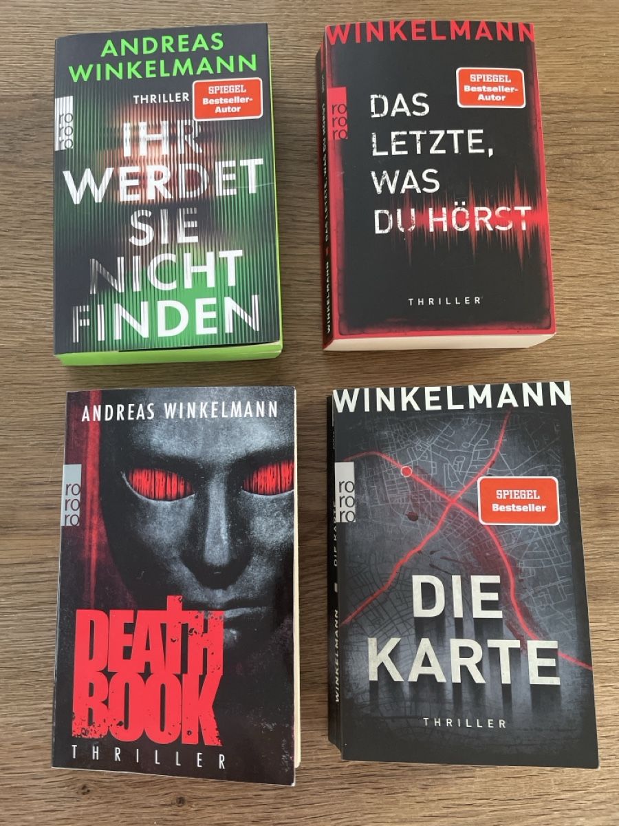Libri: Andreas Winkelmann Thriller: 4 Bücher – Usato da Rütihof venduto da phinili