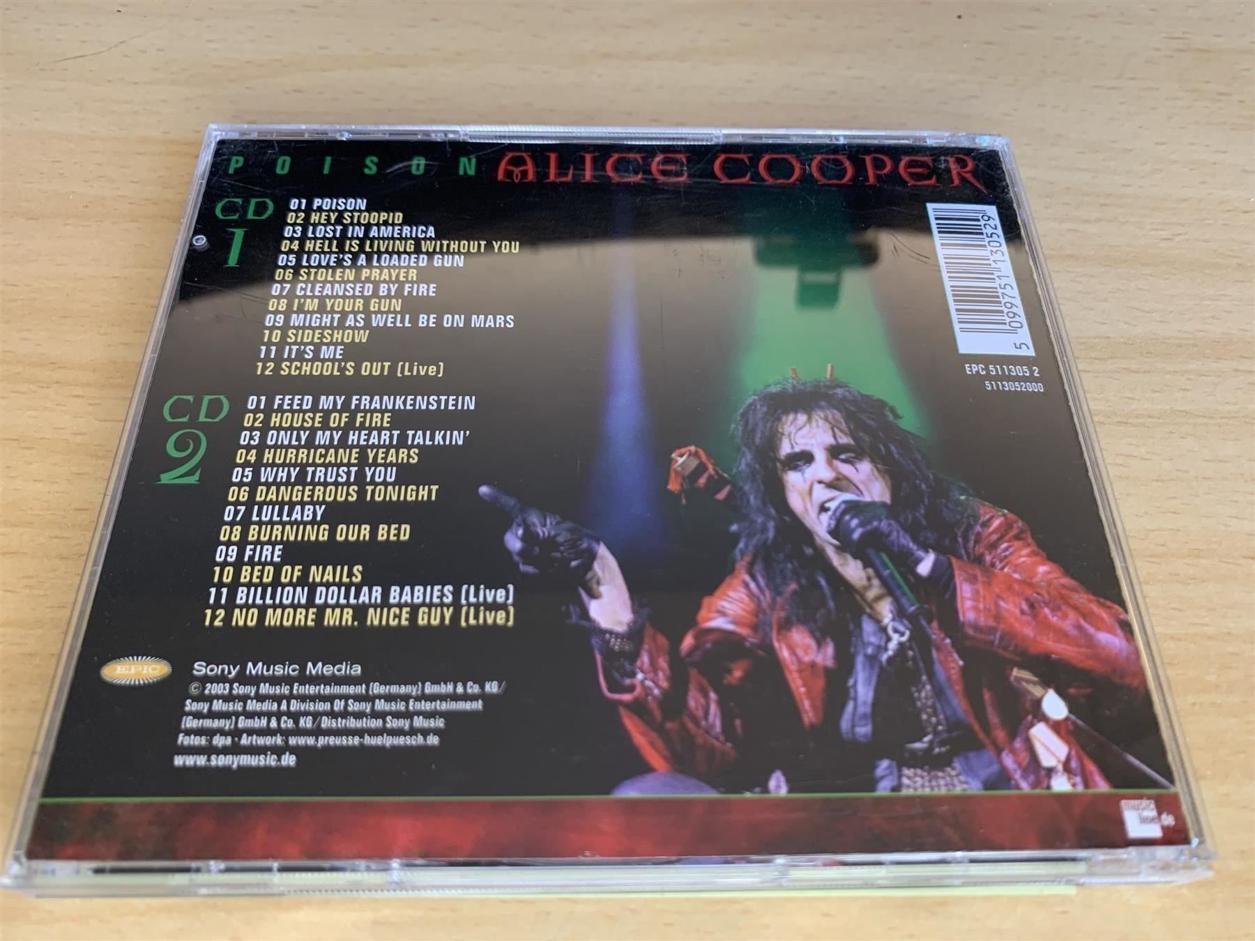 CD: Alice Cooper – Poison - 2 CD – Usato da Rikon im Tösstal venduto da Alpenmutz 1