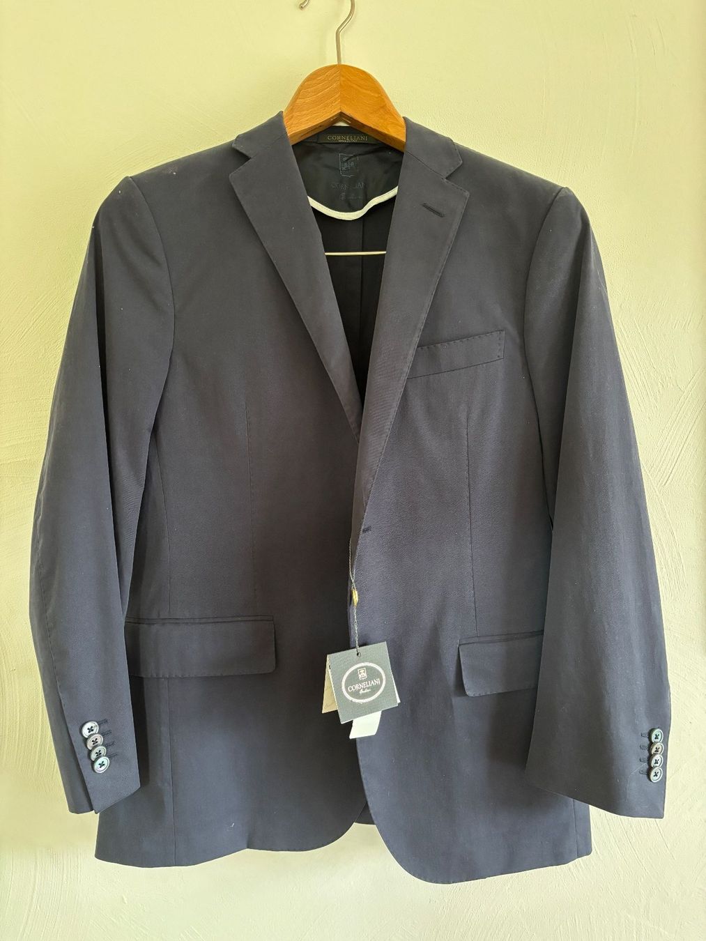 Anzüge: Corneliani Suit Cotton& cashmere 50R7 Navy - NWT – Neu und originalverpackt aus Prangins von pad2424