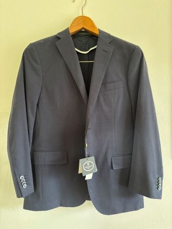 Corneliani Suit Cotton& cashmere 50R7 Navy - NWT