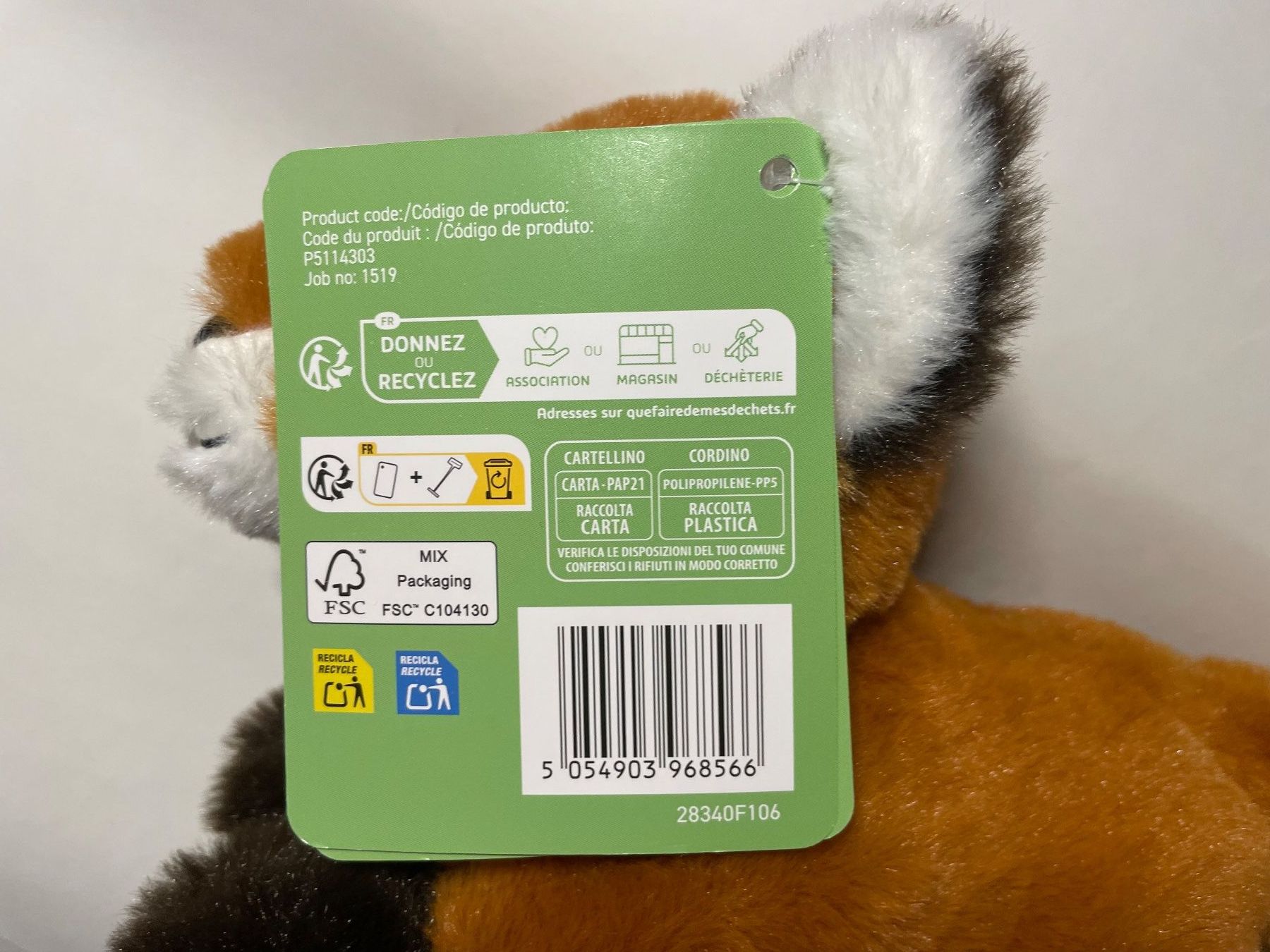 Giocattoli: Neuwertiger Fuchs Stofftier Plüschtier – Nuovo (secondo la descrizione) da Zürich venduto da Joba-Sell 3