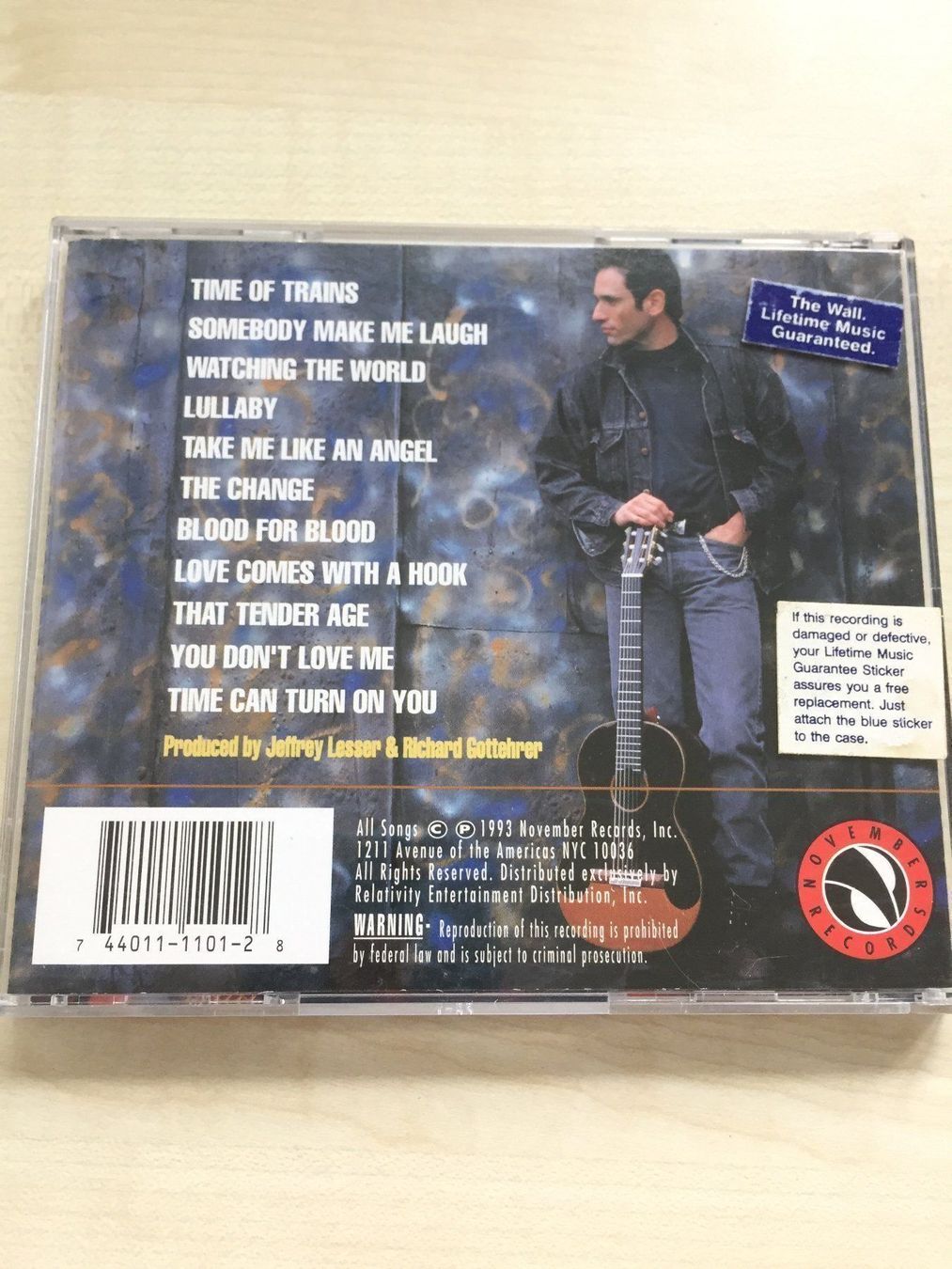 CD: David Broza - Time of Trains... – Usato da Rüti ZH venduto da alumedien 1