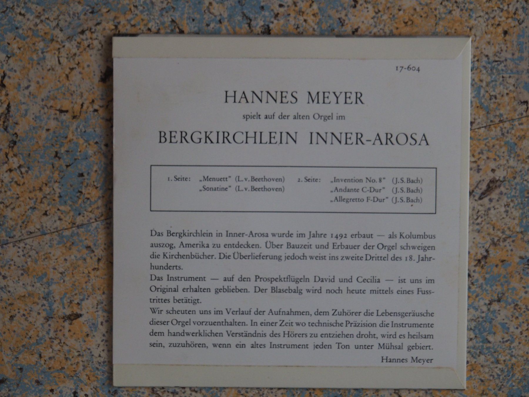Vinyles: Schallplatten 7x: Orgelkonzerte, Messen – Neuf (Voir description) à Wittenbach par Nirual01 8