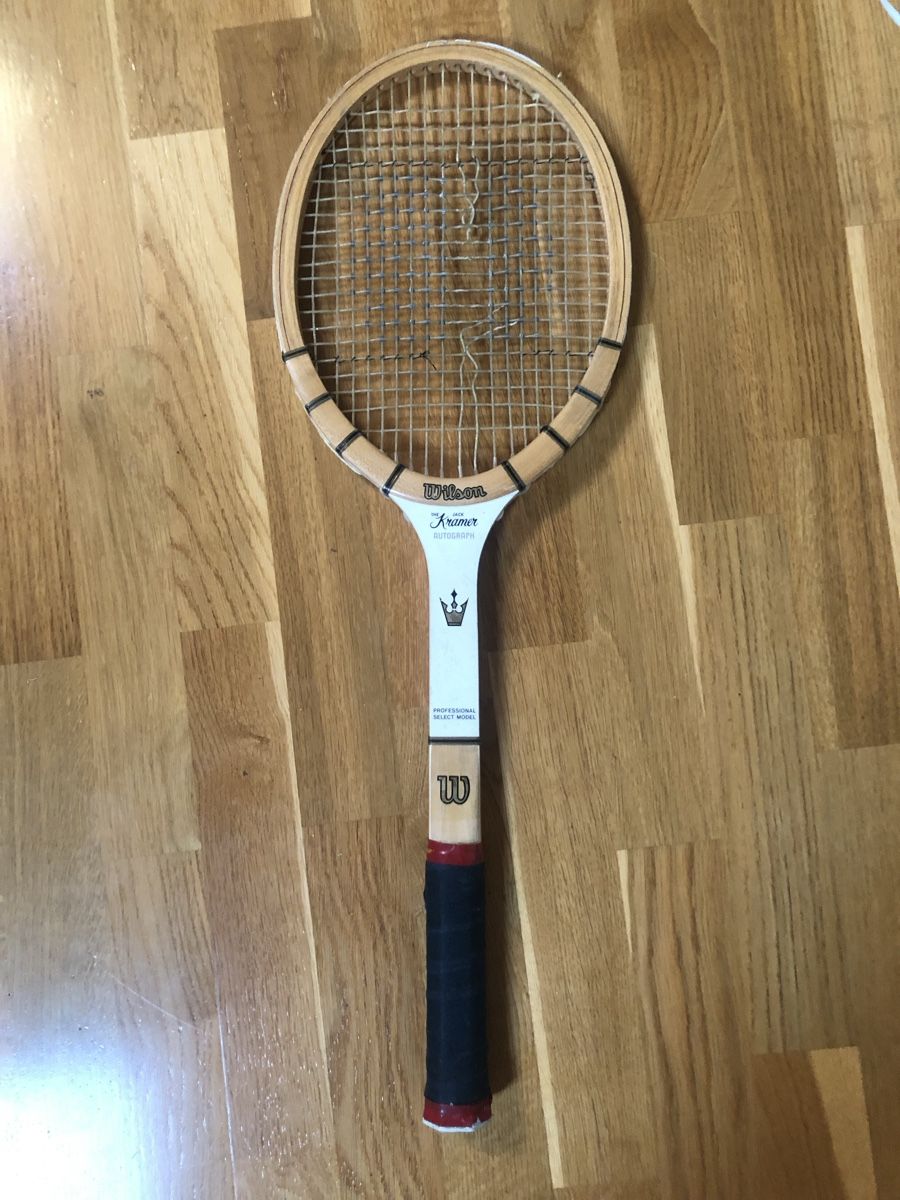 Raquette de tennis en bois autographiée Wilson Jack Kramer avec housse modèle 3D $39 - .max .fbx .obj