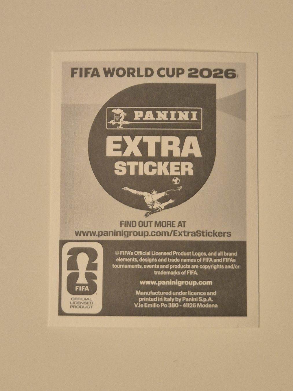 Panini WM26 Extra Sticker Gold (Neu (gemäss Beschreibung)) in ...