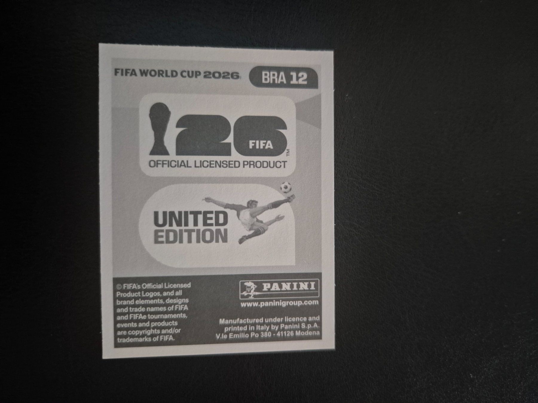 Panini Sammelbilder & Trading cards: Panini WM 26 BRA 12 – Neu (gemäss Beschreibung) aus Rorschacherberg von AJ3108 1